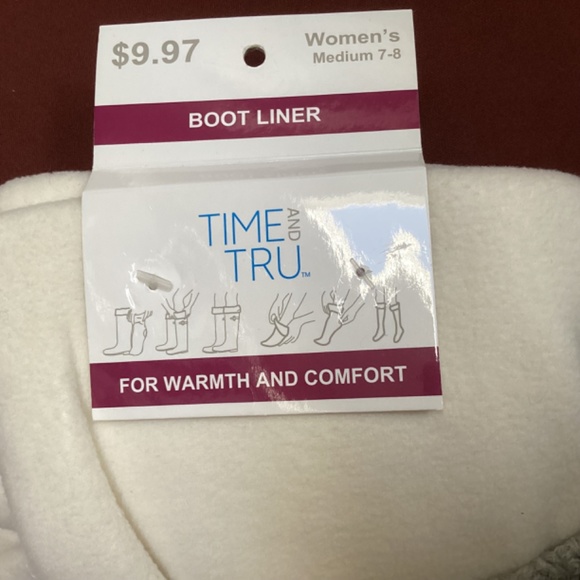 Time and Tru Women’s Comfort Sock Easy On/Off Soft Sole New With Tag - Picture 2 of 5